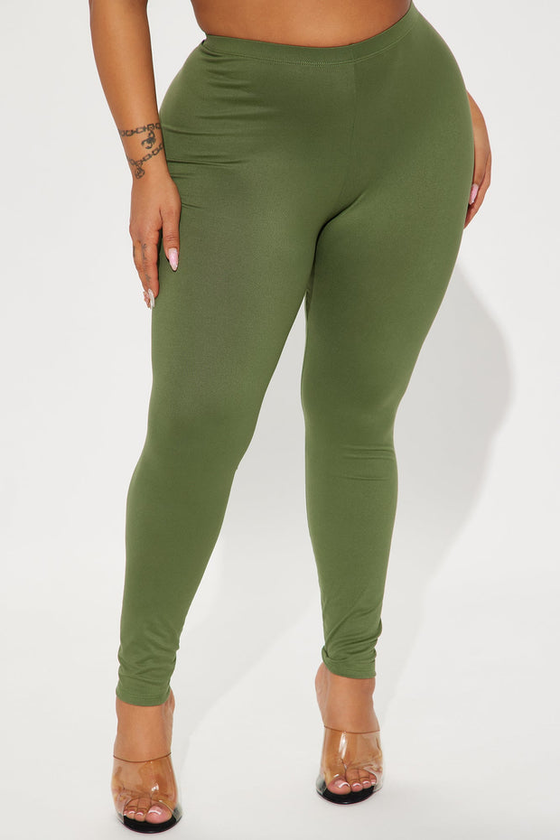 Almost Every Day Leggings - Olive